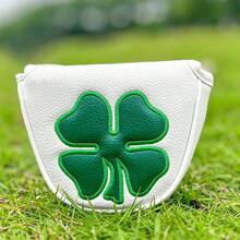 Funda para cabeza de palo de golf y funda para putter con diseño de trébol de cuatro hojas - Accesorio protector duradero y divertido para amantes del golf y entusiastas del juego | Perfecto para uso diario - Multicolor - Ver 6