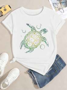 Women T-Shirts - White - View 2