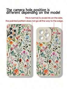 11-Piece Fashion Floral Print Shock-Absorbing Phone Case Compatible With IPhone 16/11/16 Pro/16 Plus/16 Pro Max/16E/15 Pro Max/13/14/12/XS/XR/7G/8P, Galaxy S25/S25 Plus/S25 Ultra/A16/A36/A26/A56/A50/A12/A32/A52/A72/A51/A21S/A13/A14/S24/S24 Plus/S24 Ultra, S22/A52/A53/A54/A55, 11/12 Pro/12/12X/13 Pro/14 Pro/15 Pro, 10/9/Note9/12c/Note11 Pro/Note8 Pro, Spring Gift, Birthday Party, International Version, Not Domestic Version - 款式 7(1 件) - 查看 5