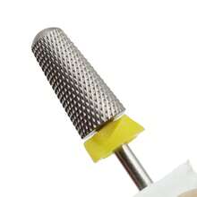 Easy Nail 1件锥形圆形硬质合金美甲钻头铣刀，适用于修甲、美足、指甲配件工具和电动美甲钻 - 彩色 - 查看 5