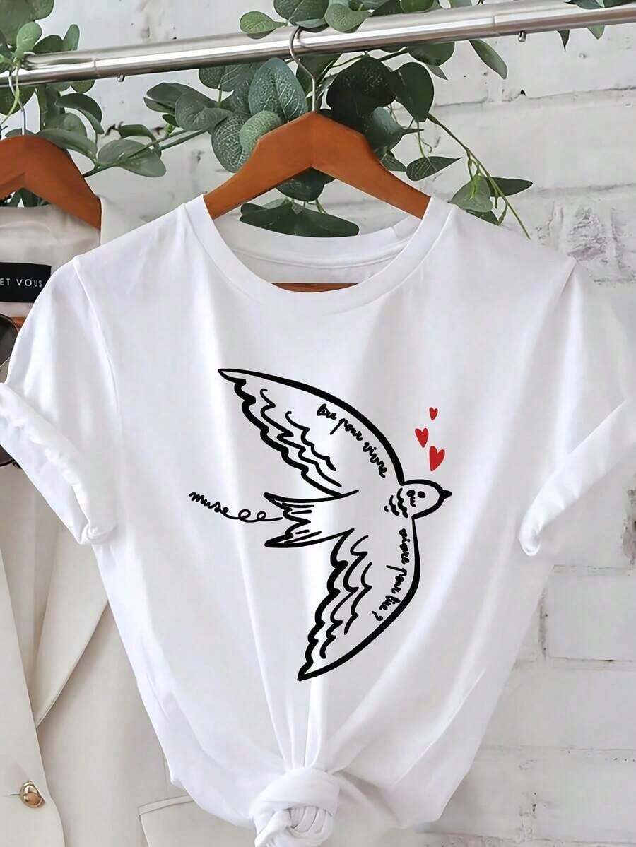 Women T-Shirts - White - View 1