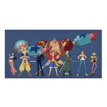One Piece Beach Towel With Straw Hat Crew Full Cast Print Ultra Soft Beach Towel, Perfect For Pool, Summer Beach And Travel - A - View 4