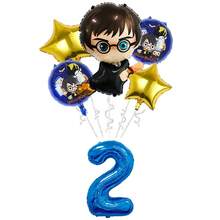 Warner Bros Harry Potter Themed Wizard Birthday Balloon Set, 1-9 Number Balloons Suitable For Magic Party Supplies - Cartoon Balloons - View 3