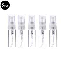5/10/20/30/50 Uds Mini botella con pulverizador atomizador de Perfume vacío botella de Perfume transparente 3ML 5ML 10ML herramienta de muestra portátil recargable - Camel - Ver 8