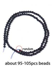 3mm 華麗圓形石珠配件，適用於手鍊珠寶製作 DIY 水晶手工珠寶珠飾手部配件，可製成手鍊 - 彩色 - 查看 28
