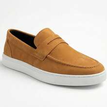 Mustard Slip-On Loafer For Everyday Use - Elegance And Comfort With Every Step - 41 - 查看 1