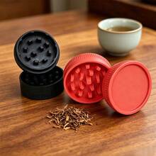 新款研磨器，双层草药研磨器，直径55毫米，便携式迷你研磨器，两种颜色可选 - 查看 11