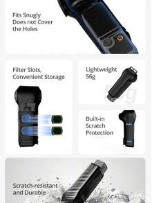 AMBITFUL DC01 Protective Case + Zoom P1 Storage Bag Compatible With DJI OSMO Pocket 4, Shockproof Waterproof Accessories Set - View 5