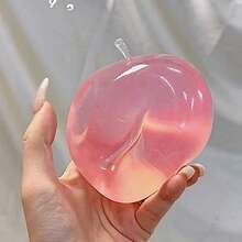 Crystal Apple Stress Relief Toy, Handheld Desktop Toy, Malt Soft Slow Rebound Stress Relief Toy, Party Gift, Adult Anxiety Relief Toy, Squeeze Toy, Squeeze Toy, Need More, Finger Toy, Squeeze Toy, Sensor Toy - 粉色 - 查看 3