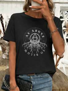 Women T-Shirts - Black - View 1