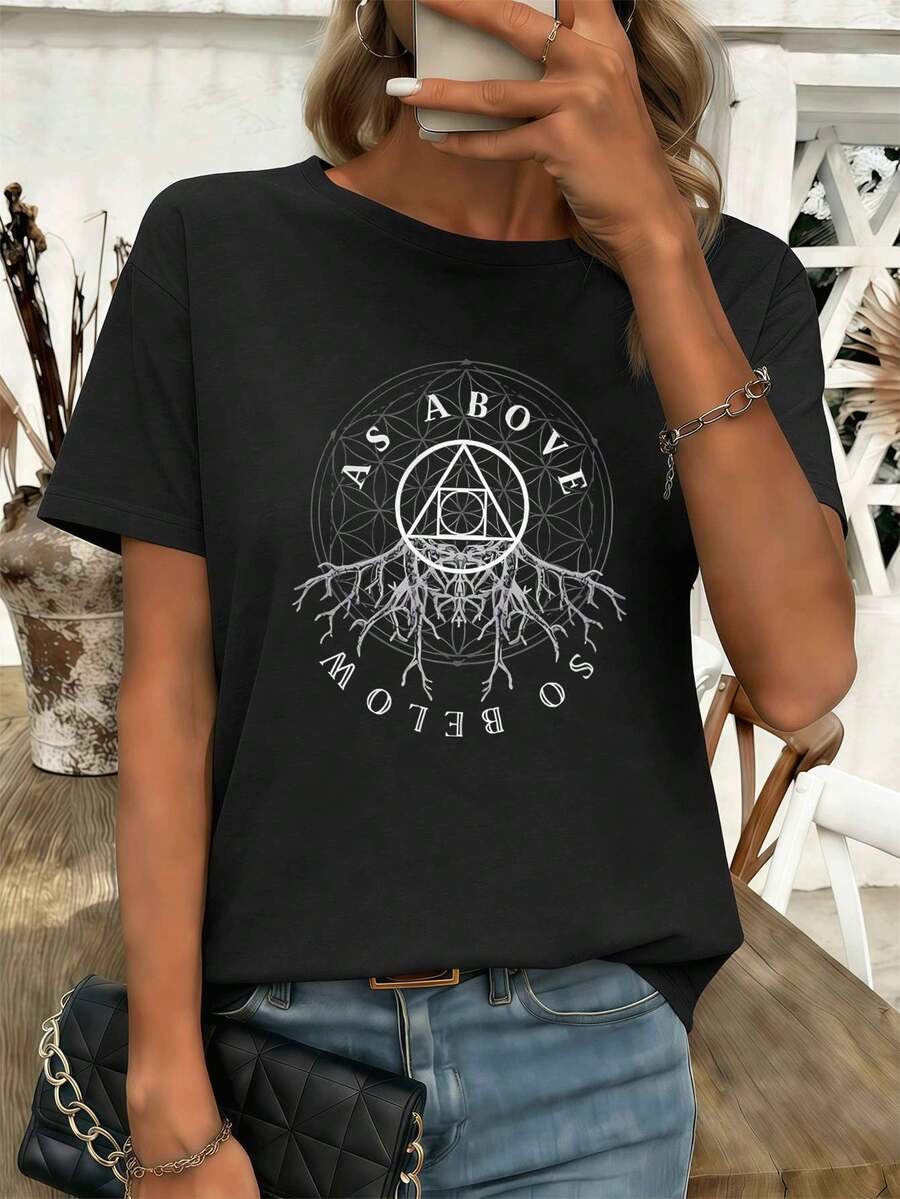 Women T-Shirts - Black - View 1