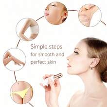 Facial Hair Remover Replacement Head, Compatible With Finishing Touch Flawless 2nd Generation Hair Remover, Dual Ring Painless Gentle Type, For Women - Multicolor - View 5