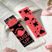 2pcs PET Printed Bookmarks, Exquisite Waterproof And Durable, Unique Pattern Design To Add Fun To Reading, Perfect Gift For Campus Friends In Back To School Season (Random Color Tassels) - 2PCS - View 10