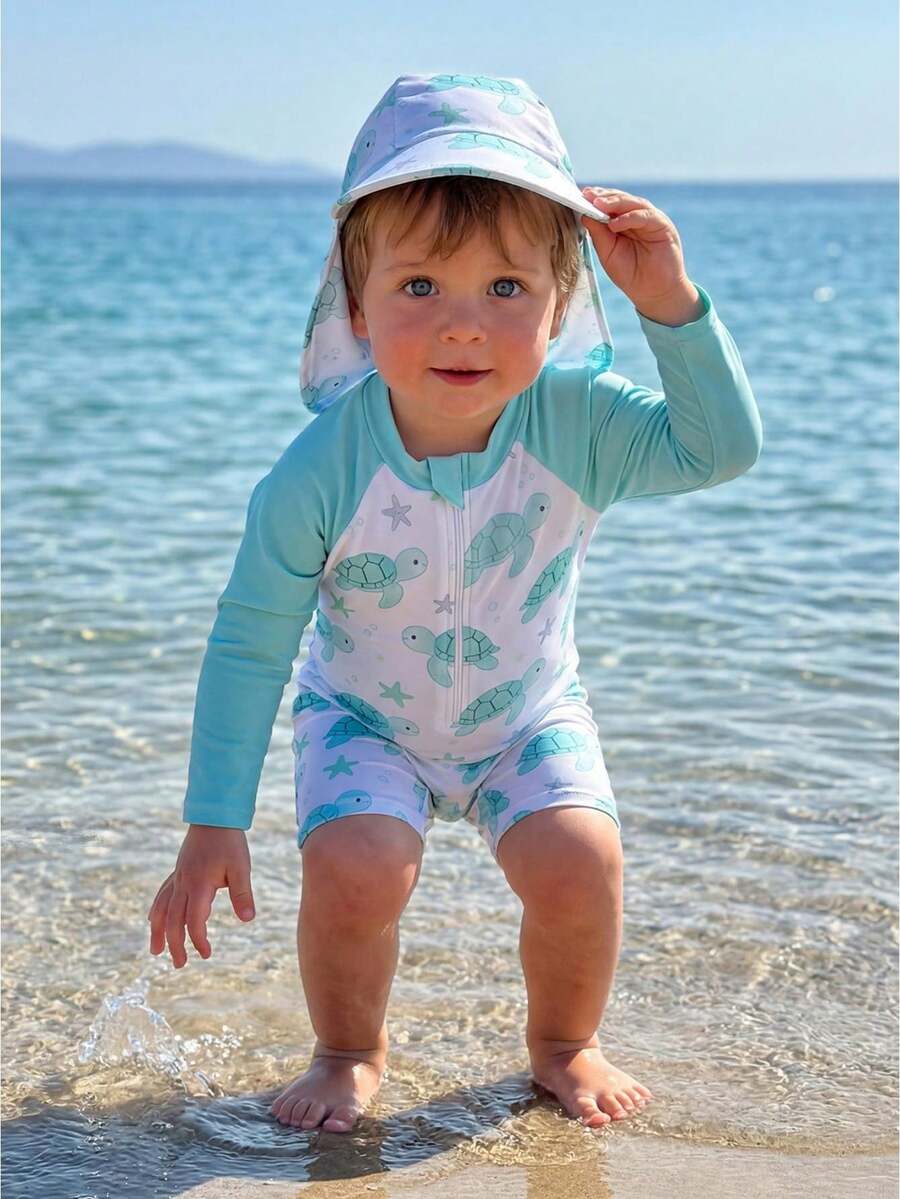 Baby Boys Swimwear - 綠色 - 查看 1