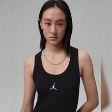 Jordan Đầm sát nách nữ AS W J BRK ESS TANK DRESS IF1390-010 - màu đen - Xem 3