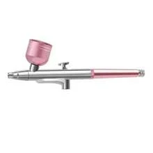 Single-Action Portable Airbrush With 0.3mm Nozzle, Suitable For Cake Decorating, Nail Art, Car Painting, Beauty, Tattoos And Ink Filling. - 粉色 - 查看 10