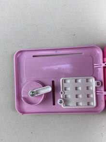 幼儿园儿童生日礼物玩具，密码收纳柜，儿童ATM现金盒，卡通钥匙泰迪熊/宇航员/小马存钱罐，创意硬币和纸币收纳盒装饰玩具（本产品无功能，无电源，详情页所示） - 彩色 - 查看 6