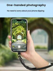 1pc Premium 360° Rotating Anti-Tangle Phone Lanyard With Metal Buckle, Adjustable Wrist Strap, Durable Polyester Rope, Multi-Function Smartphone Lanyard, Solid Color Unisex Camera/Key Chain Pendant With Divider, Christmas, Phone Stand, Office Desk Accessories, Suitable For All Smartphones - Multicolor - View 7