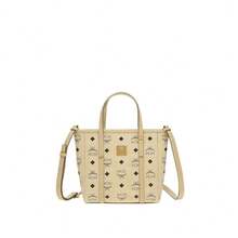 MCM Toni Visetos 女款刺繡 Logo 單肩斜跨包 - 米色MWPAATN04I8001 - 查看 1