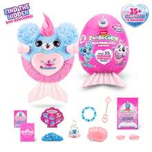 ZURU Rainbocorns Mermaidcorn, Mermaid Surprises Blind Box, Collectible Plush, Cuddle Plush Stuffed Animal, Surprise Egg, Stickers, Magic Sands & Bubble Mixture, For Girls 3+ Up (Random) - Multicolor - View 2