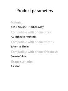 1pc New Car Phone Holder Air Vent Mount Phone Bracket Car Navigation Holder 360 Degree Rotation - Multicolor - View 10