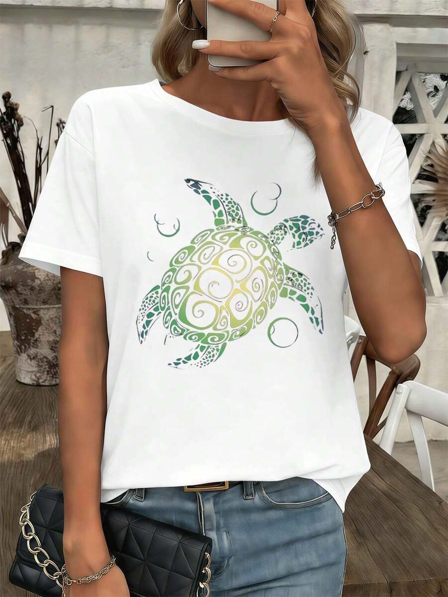 Women T-Shirts - White - View 1