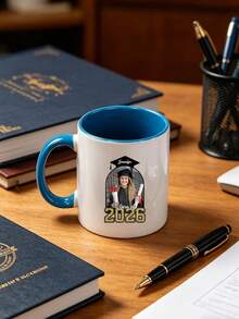 Customized Graduation Mug, Can Customize Photo & Text, 2026 Graduation Commemorative Colored Ceramic Cup, Personalized Graduation Commemorative Mug - Multicolor - View 46