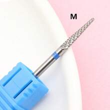 1pc Professional Tungsten Carbide Nail Drill Bit Cuticle Remover Nail Bit For Gel Polish & Rhinestone Removal, 2.35mm Shank - Multicolor - View 7