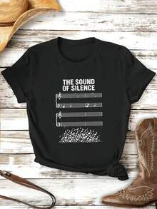 Women T-Shirts - Black - View 2