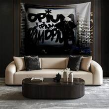 Ken Christmas And Halloween Decorations Top Holiday Gift Choice Animal Print Living Room Tapestry - Polyester Brushed Fabric Wall Ging Art Home Decor Indoor Decorationgarden Wedding Easter Wall Decor Garden Ornaments Outdoor BirthdayGraduation - 1PC - 查看 7