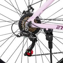 Hiland All-Terrain Mountain Bike (26/27.5 Inch) – Elegant MTB For Women & Men – 18-Speed Gears & V-Brakes – Attractive Colors - 紫色 - 查看 10