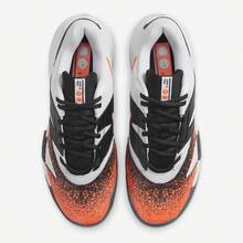 Nike COURT LITE 4男子訓練耐磨運動訓練網球鞋 - 黑灰色/橙色 - 查看 4