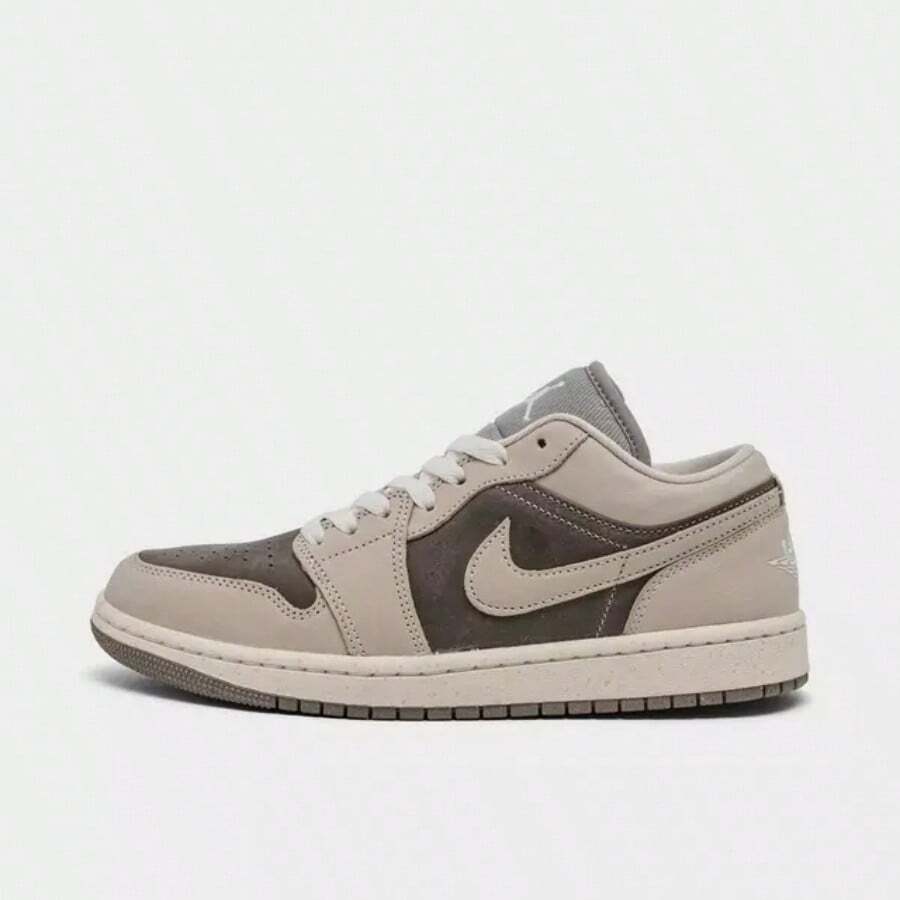 Nike Air Jordan Retro 1 Low SE Women's Casual Shoes Pinksicle/White/Black IV2446-684 | Low-Top Versatility, Everyday Wearable - 棕色 - 查看 1