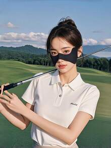 1pc Fashion UV Protection Face Mask For Women, Breathable & Comfortable For Outdoor Activities, Golf, Tennis, Beach, Vacation, Sun Protection, Elastic Skin Care Face Mask, Summer Accessory - Multicolor - View 5
