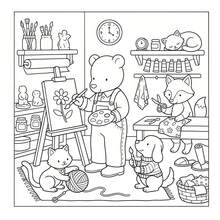 El mejor día de todos (Un libro para colorear lindo y acogedor) - Libro para colorear - Ver 7