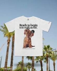 La Camiseta del Cachorro - Blanco - Ver 1