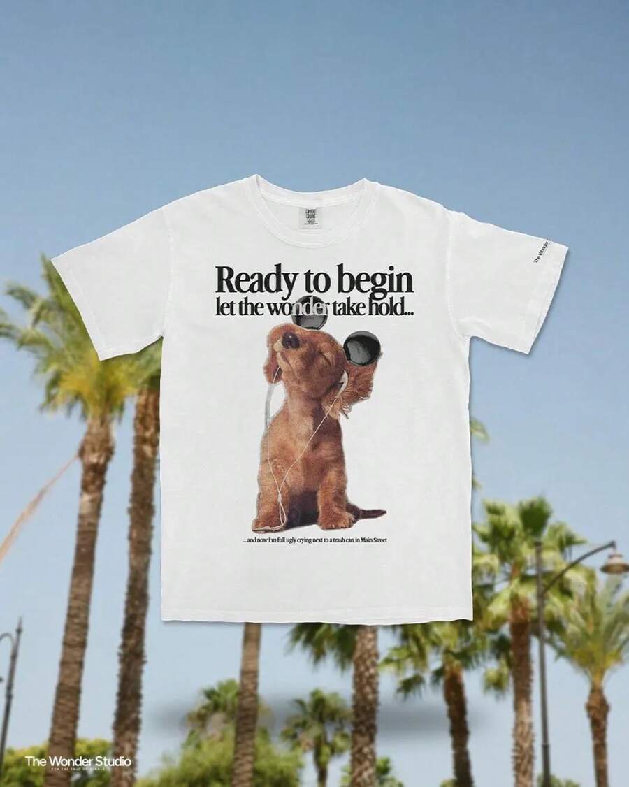 La Camiseta del Cachorro - Blanco - Ver 1