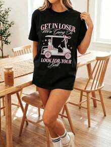 Women T-Shirts - Black - View 3