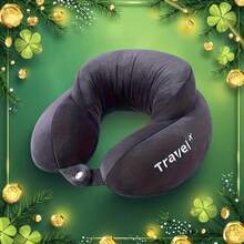 1pc Travel Pillow, U-Shaped Neck Pillow, Ultra-Lightweight Portable Headrest, Perfect For Airplane, Car, Home, Office, Sleep And Rest, Back To School Season - One Size Fits All - View 10