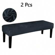 Shoe Bench Cover, Rectangular Long Dining Bench Cover, Elastic Washable Long Bench Seat Cover, Rectangular Dining Table Bench Cover F, Dining Bench Cover, Removable Washable Bench Seat Protector, Suitable For Living Room, Bedroom, Kitchen - Multicolor - View 30