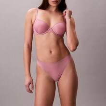 Calvin Klein Perfectly Fit Ultralight Lightly Lined Demi Bra QF8312 Underwear  Women  Bras + Bralettes - Màu tím nhạt - Xem 5