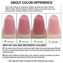 4pcs Small Area Lace Front Wigs, Heat-Resistant Synthetic Fiber Material, Suitable For Women's Daily Wear, Party, Music Festival, Birthday Celebration And Other Occasions, Fashionable Color, Halloween - Multicolor - View 6