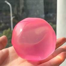 創意透明椰子油高美感高塑性不回彈捏捏樂，冰肌手作球，紓壓小玩具，柔軟可捏發洩減壓小配件 - 彩色 - 查看 7