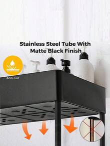 1pc Under Sink Storage Rack, Kitchen Storage, Sliding Cabinet Drawer, Bathroom Shelf, Home Organization, Pantry Shelf, Room Decor, Beauty, Men's Gift, Father's Day, Graduation, Mother's Day, July 4th, Summer BBQ - Multicolor - View 8