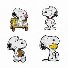 SNOOPY 1 buah Bros Baru 2026, Dekorasi Kasual yang Menyenangkan, Cocok untuk Pakaian, Kotak Pensil, Tas, dll., Kecil dan Unik, Aksesori Hebat untuk Dekorasi Pakaian, Hadiah Kejutan untuk Teman dan Keluarga (Gaya Acak) - MultiWarna - View 4
