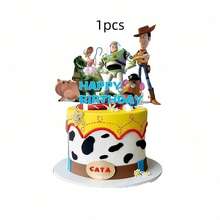 25pcs Cowboy Themed Cake Toppers, Cartoon Birthday Cake Decorations For Party - Multicolor - View 14