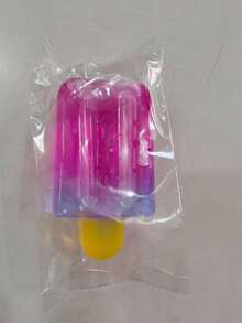 1pc Ice Cream Squeeze Toy, Stress Relief Toy, Suitable For All Ages, Autism, Office Workers, Students, Ideal Holiday Gift, Cute & Fun Gift, Suitable For Boys & Girls, Fun Party Favor Filler, Suitable For Various Festivals, Party Favors, Birthday Party Gifts, Office Stress Relief Toy, Fun Gift - Multicolor - View 6