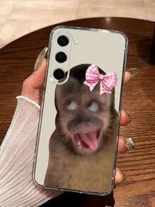 Funny And Ugly Monkey-Painted Phone Case, Shockproof And Transparent, Compatible With IPhone 16/11/16pro/16plus/16promax/16e/15Promax/13/14/12/XS/XR/7G/8P, Compatible With Samsung Galaxy 11/12Pro/12/12X/13Pro/14Pro/15Pro, Compatible With Redmi 10/9/Note9/12c/Note11pro/Note8Pro, Waterproof, Shockproof And Scratch-Resistant, International Version, Spring Birthday Gift - 款式 3(1 件) - 查看 10