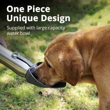 Portable Stainless Steel Pet Water Bottle (700ml) - Dog Water Cup & Travel Cup. Large Capacity Drinking Container Designed For Cats And Dogs On The Go. Comes With Handle For Convenient Outdoor Travel Use. - Multicolor - View 7