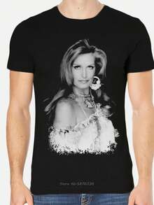 Ropa Masculina 2026, Camisetas Dalida Celebrity para Hombre, Camisetas Cómodas de Cuello Redondo para Todas las Temporadas, Camisetas -hop, Streetwear Harajuku, Corte Clásico, Telas Suaves y Cómodas de Alta Calidad, Camiseta Coleccionable, Camiseta Negra Oversize - Inspirada en el Estilo  / Latino Street / Look Diario - Negro - Ver 6
